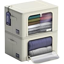 新品 FCRB FOLDING STORAGE SOFT CONTAINER Amazon.com: Sorbus Storage Bins with Metal Frame - Stackable